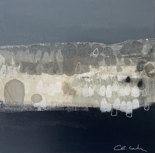 Gris bleu by Chantal Cartier, Painting for Sale on Singulart