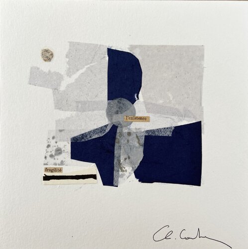 Collage composition 27 van Chantal Cartier, Werk op papier te koop op Singulart