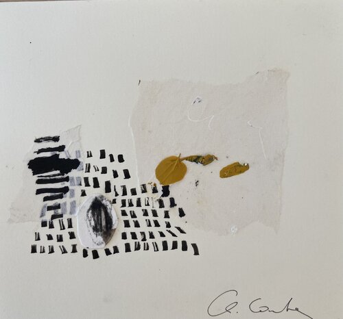 Composition 30 encre de chine et collages by Chantal Cartier, Work on Paper for Sale on Singulart