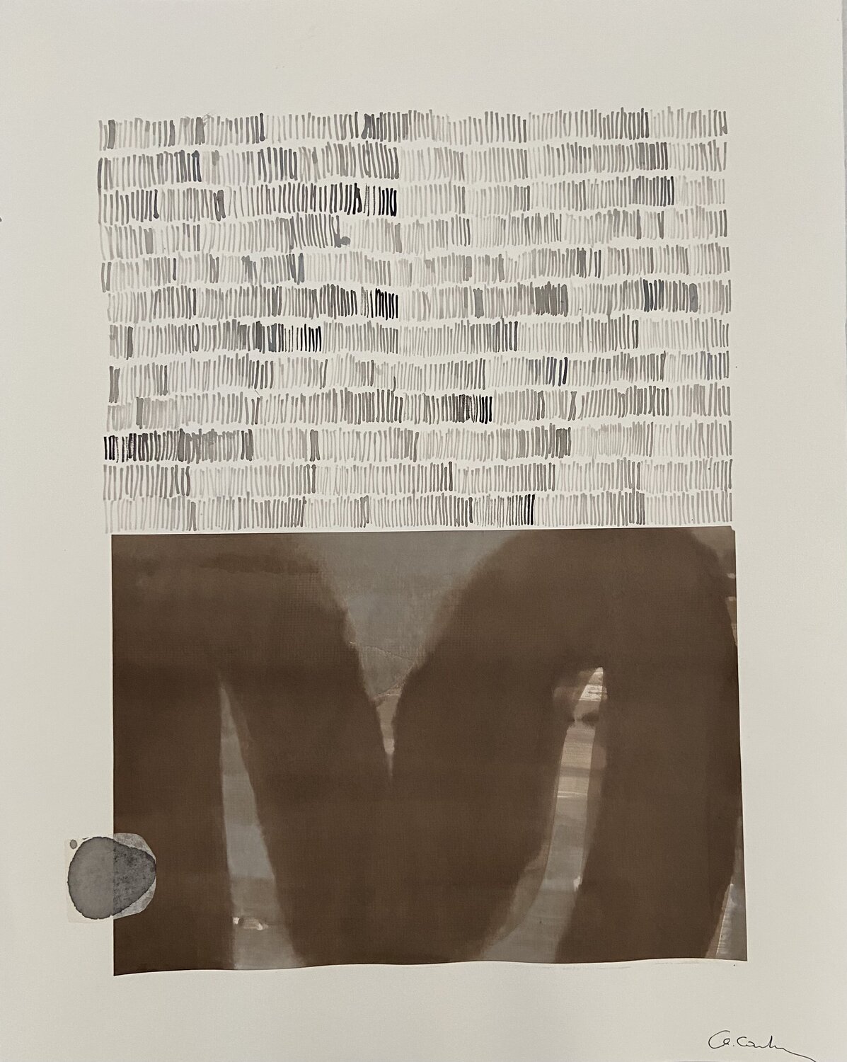 Lignes  XV Chantal Cartier Obra en papel en venta