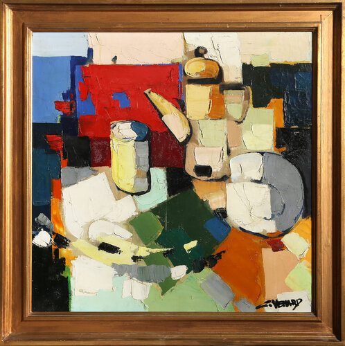 Nature morte au vase par Claude Venard, Peinture en vente sur Singulart