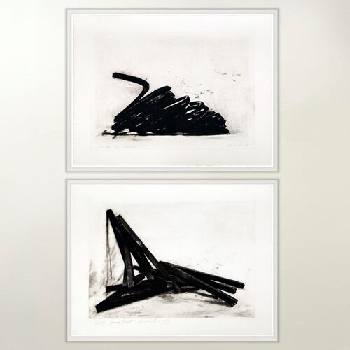 Effondrement (Portfolio of 2) par Bernar Venet, Édition en vente sur Singulart