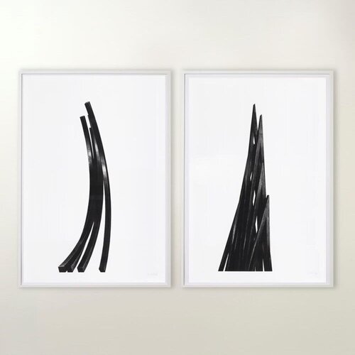 Arcs: Uneven Angles (Portfolio of 2) par Bernar Venet, Édition en vente sur Singulart