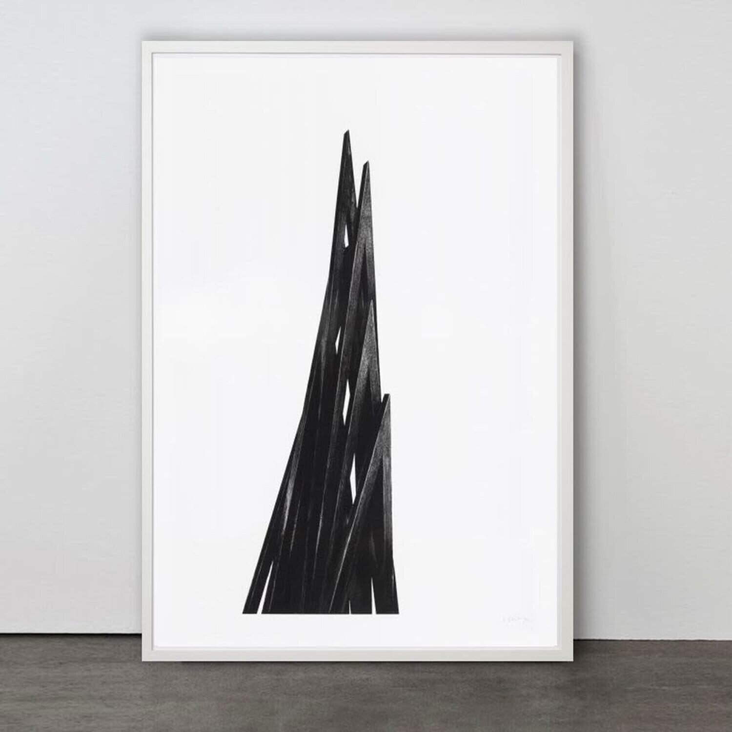 Acute Uneven Angles Bernar Venet Stampa in vendita