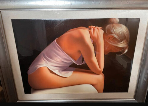 LA MODELLA di Luciano Ventrone, Pittura in vendita su Singulart