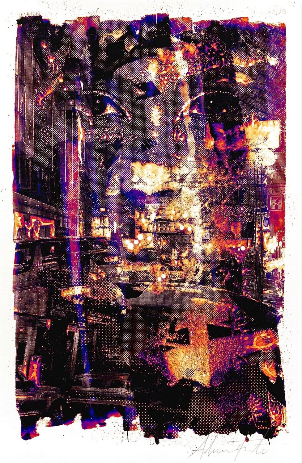 Dissipate Vhils Afdruk te koop