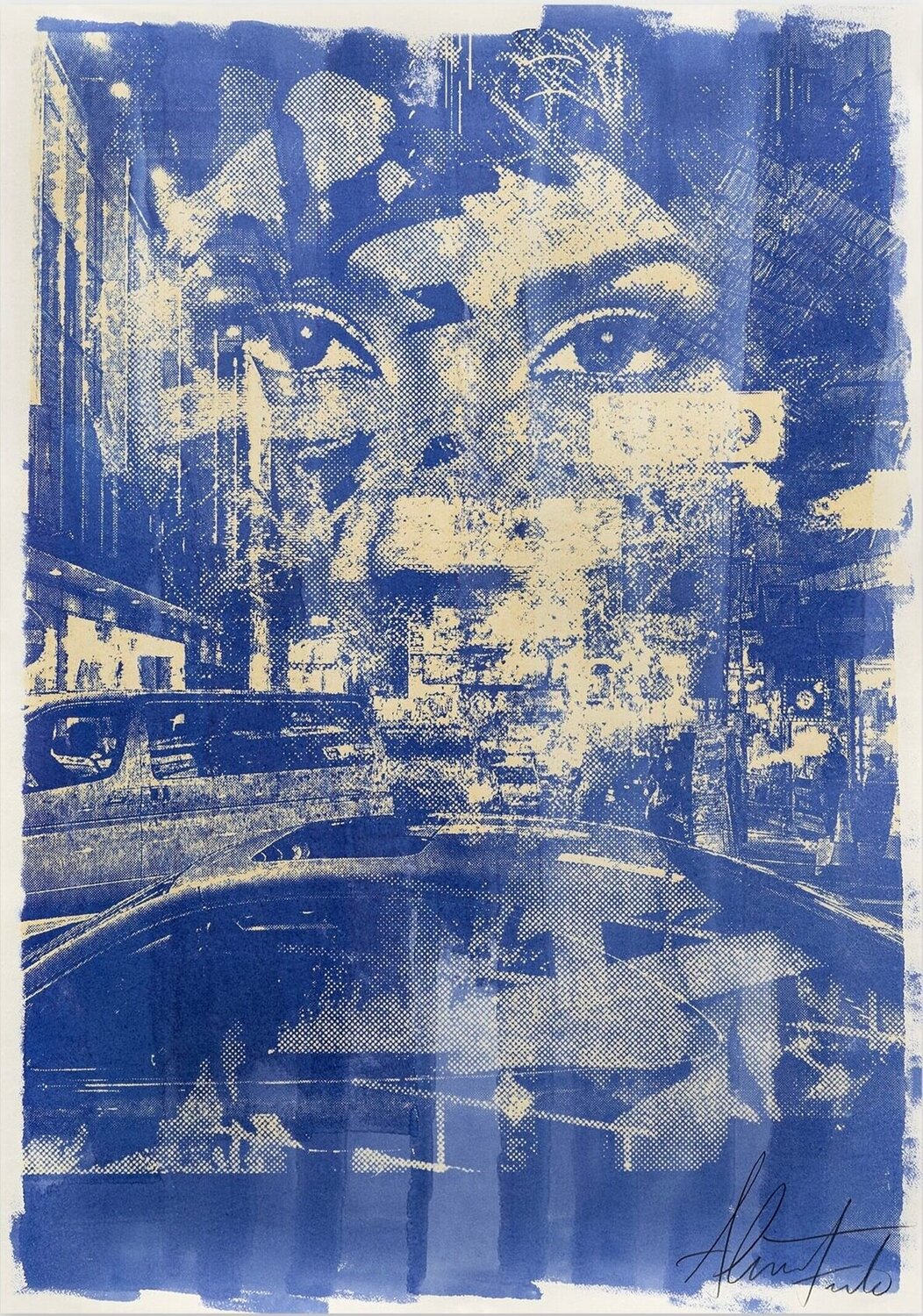 Blur Vhils Afdruk te koop