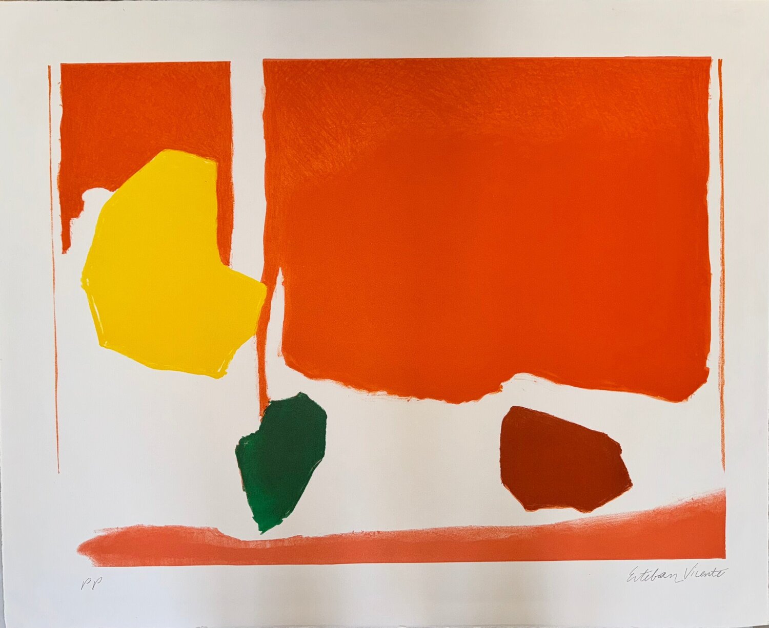 Abstract Esteban Vicente Afdruk te koop