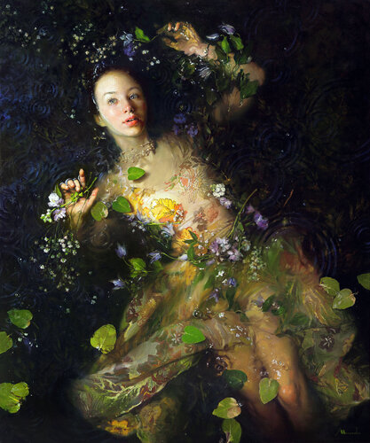 Ophelia's last song van Evgeniy Monahov, Schilderij te koop op Singulart