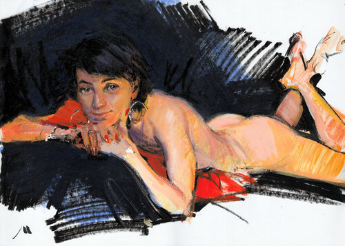 Sun reflex before Sunset di Evgeniy Monahov, Opera su carta in vendita su Singulart