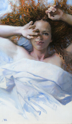 Redhead Sunrise van Evgeniy Monahov, Schilderij te koop op Singulart