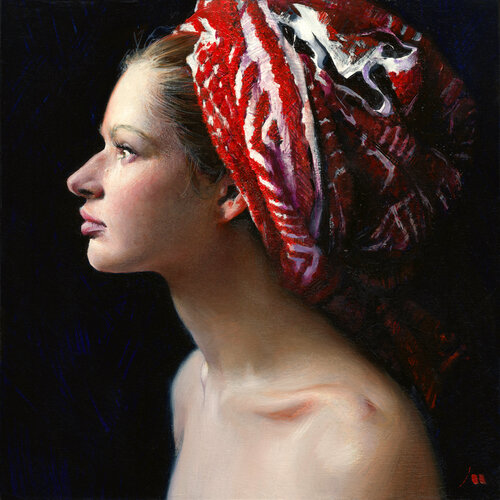 Wet hair van Evgeniy Monahov, Schilderij te koop op Singulart
