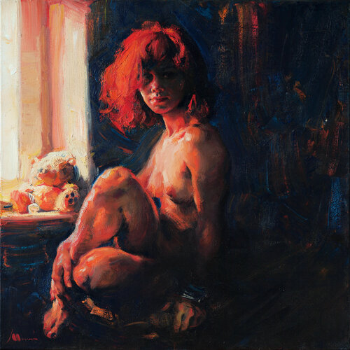 Redhead van Evgeniy Monahov, Schilderij te koop op Singulart