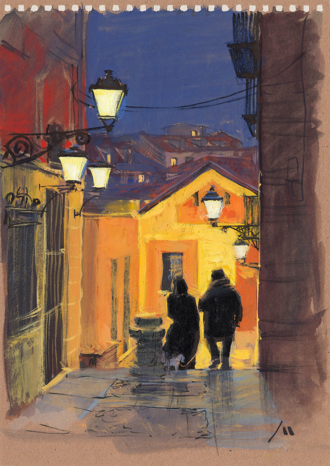 Madrid on Christmas Eve Evgeniy Monahov