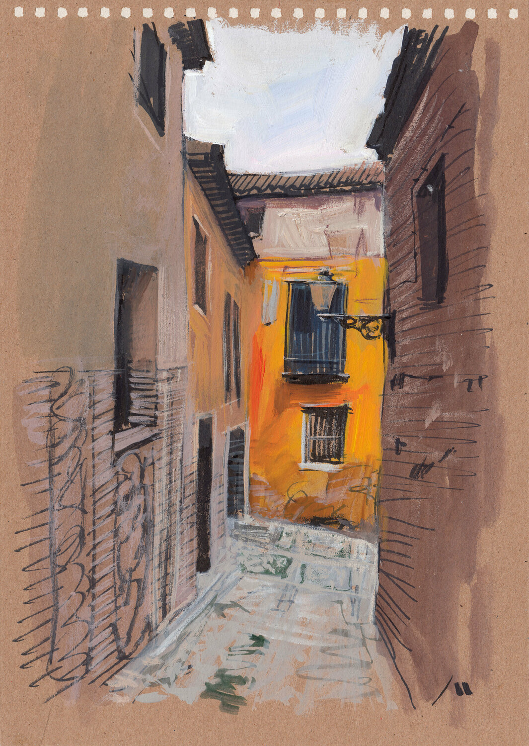 Narrow street in Toledo Evgeniy Monahov