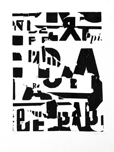 Affiche lacérée von Jacques Villeglé, Druck kaufen auf Singulart