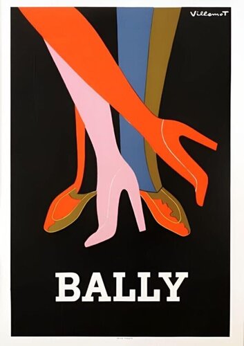 Bally von Bernard Villemot, Druck kaufen auf Singulart