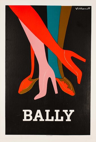 Bally van Bernard Villemot, Afdruk te koop op Singulart