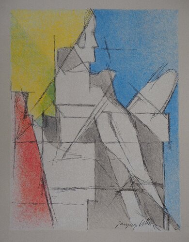Le lecteur by Jacques Villon, 인쇄 for Sale on Singulart