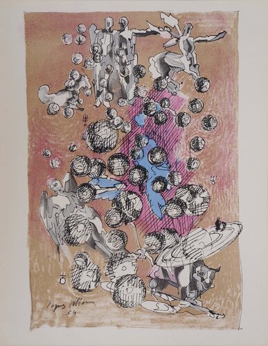 Mondes, Lithographie originale signée by Jacques Villon, Print for Sale on Singulart