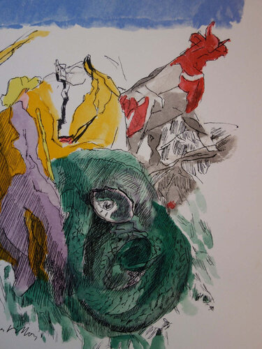 Serpent cubiste by Jacques Villon, 인쇄 for Sale on Singulart
