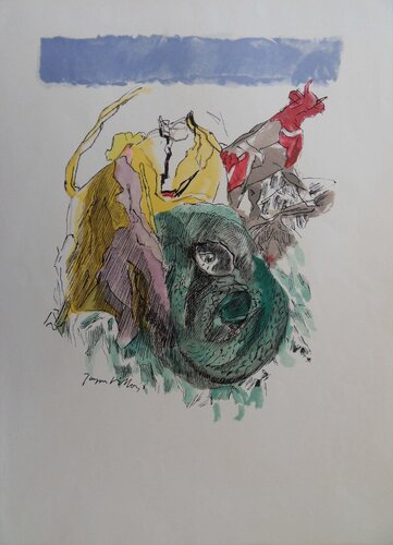 Serpent cubiste by Jacques Villon, 版画 for Sale on Singulart