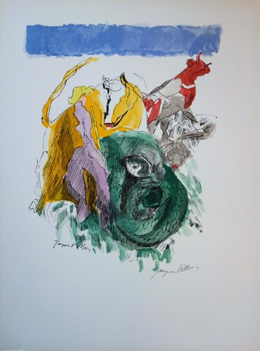 Serpent cubiste par Jacques Villon, Édition en vente sur Singulart