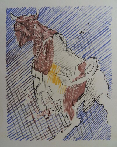 Vache by Jacques Villon, 版画 for Sale on Singulart