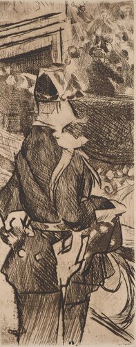 Garde Républicain au Bal du Moulin Rouge by Jacques Villon, 인쇄 for Sale on Singulart