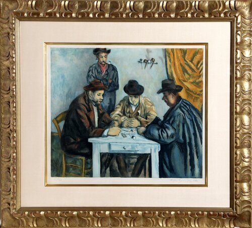 Les Joueurs des Cartes (The Card Players) van Jacques Villon, Afdruk te koop op Singulart