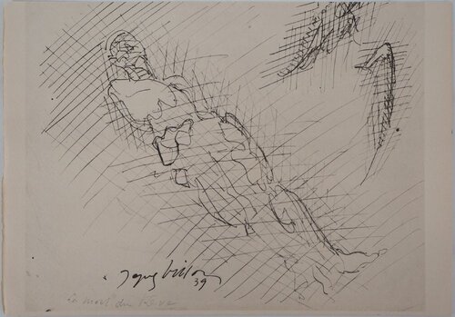 La Mort du rêve by Jacques Villon, 종이 for Sale on Singulart