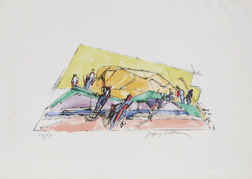 La Moisson from Poemes de Leur Temps di Jacques Villon, Stampa in vendita su Singulart