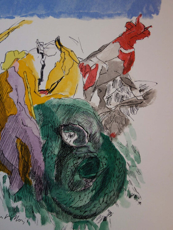 Serpent cubiste Jacques Villon