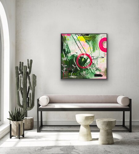 A. in the jungle di Christin Farr, Pittura in vendita su Singulart