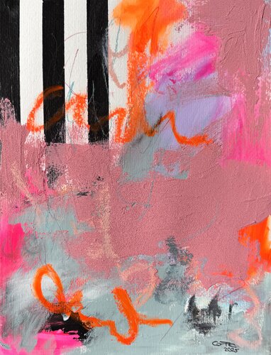 black stripes by Christin Farr, Work on Paper for Sale on Singulart