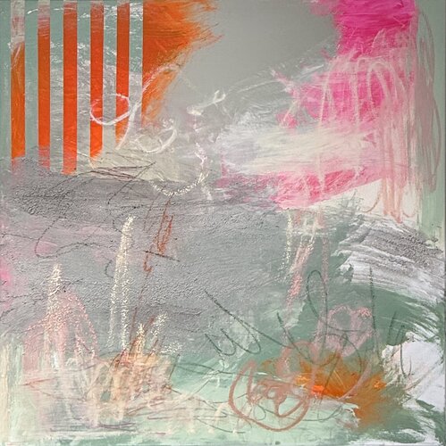 Barcelona Stripes di Christin Farr, Pittura in vendita su Singulart