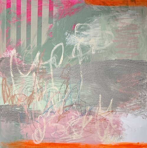 Miami Stripes by Christin Farr, Painting for Sale on Singulart
