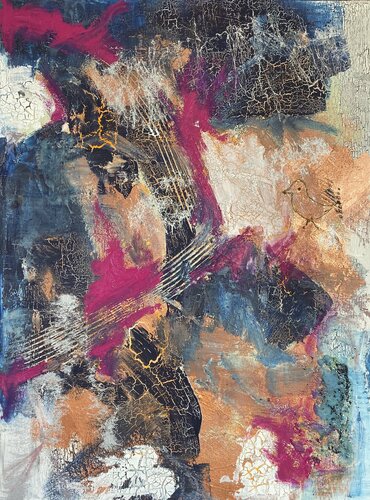 Lonly Bird van Christin Farr, Schilderij te koop op Singulart