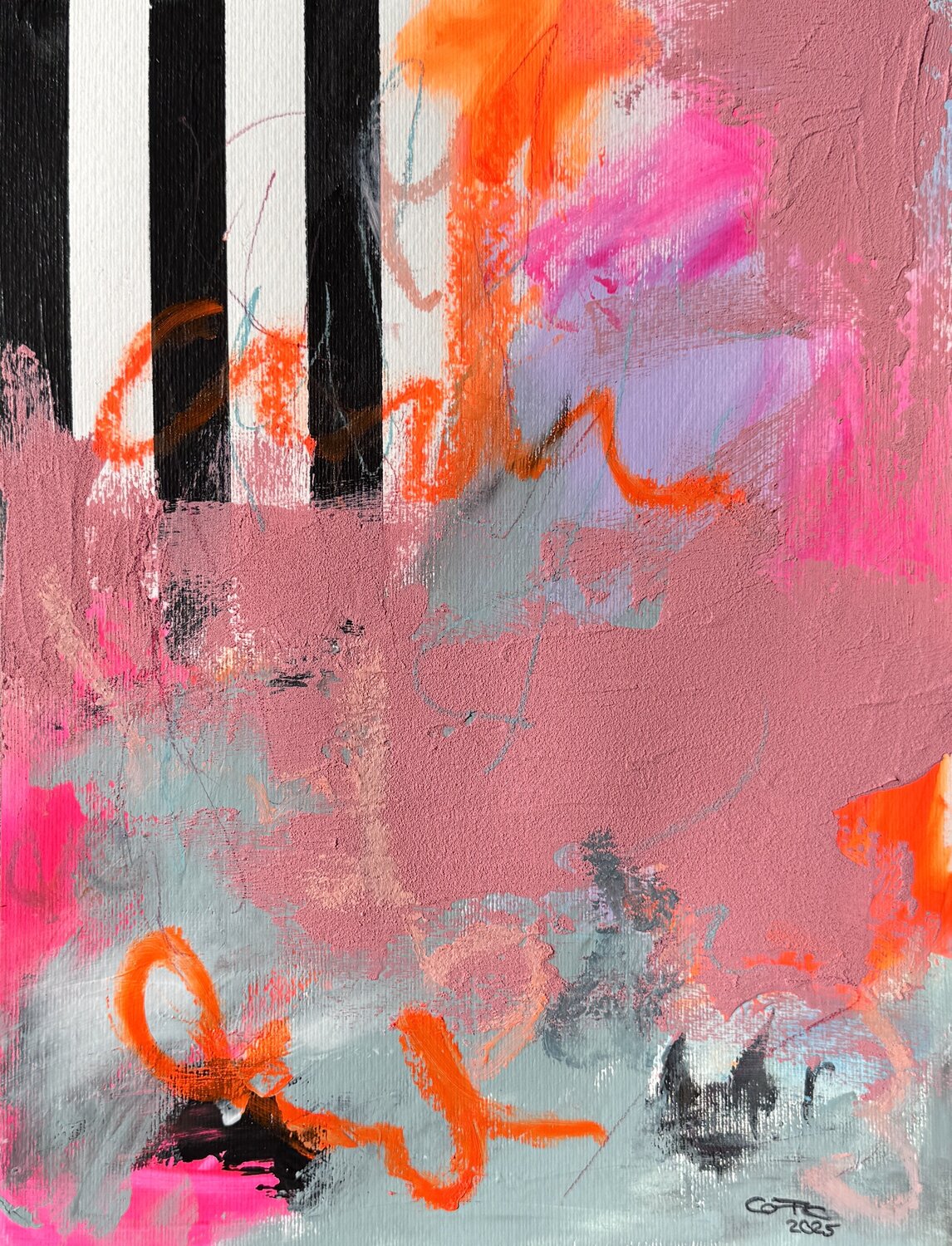 black stripes Christin Farr