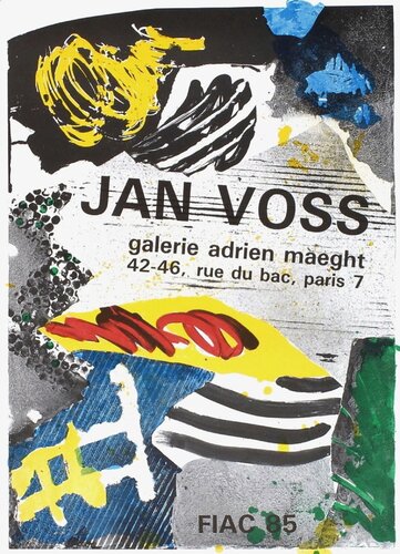 Expo 85 - FIAC Galerie Adrien Maeght par Jan Voss, Édition en vente sur Singulart