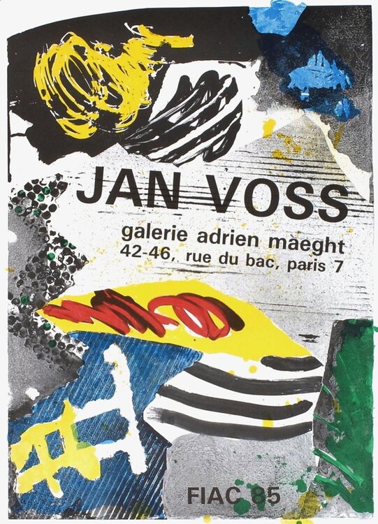 Expo 85 - FIAC Galerie Adrien Maeght Jan Voss
