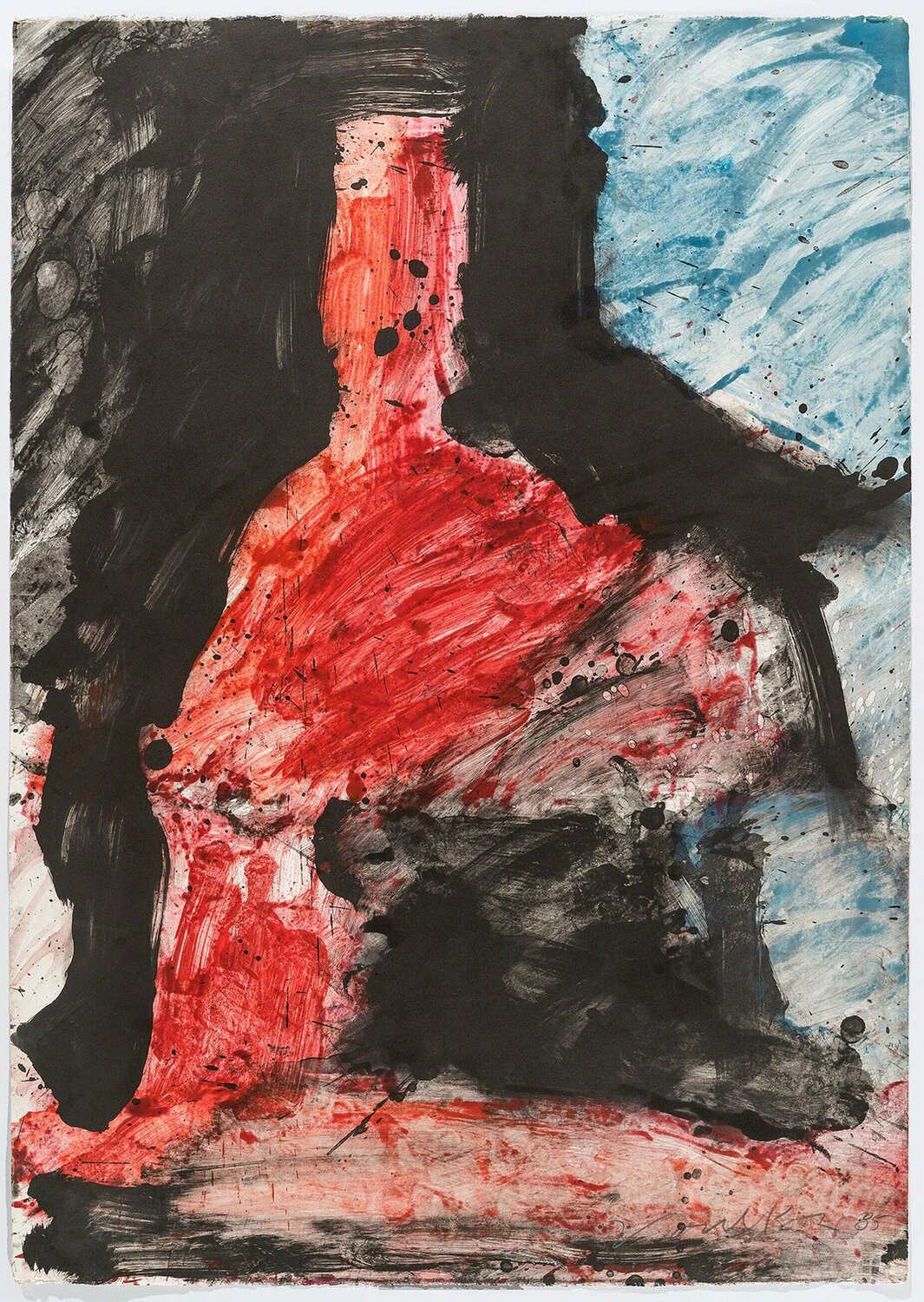 Untitled Print CR231-PR Peter Voulkos Stampa in vendita