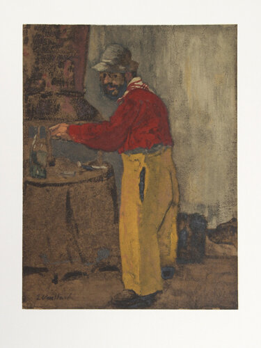 Portrait of Toulouse-Lautrec by Édouard Vuillard, Print for Sale on Singulart