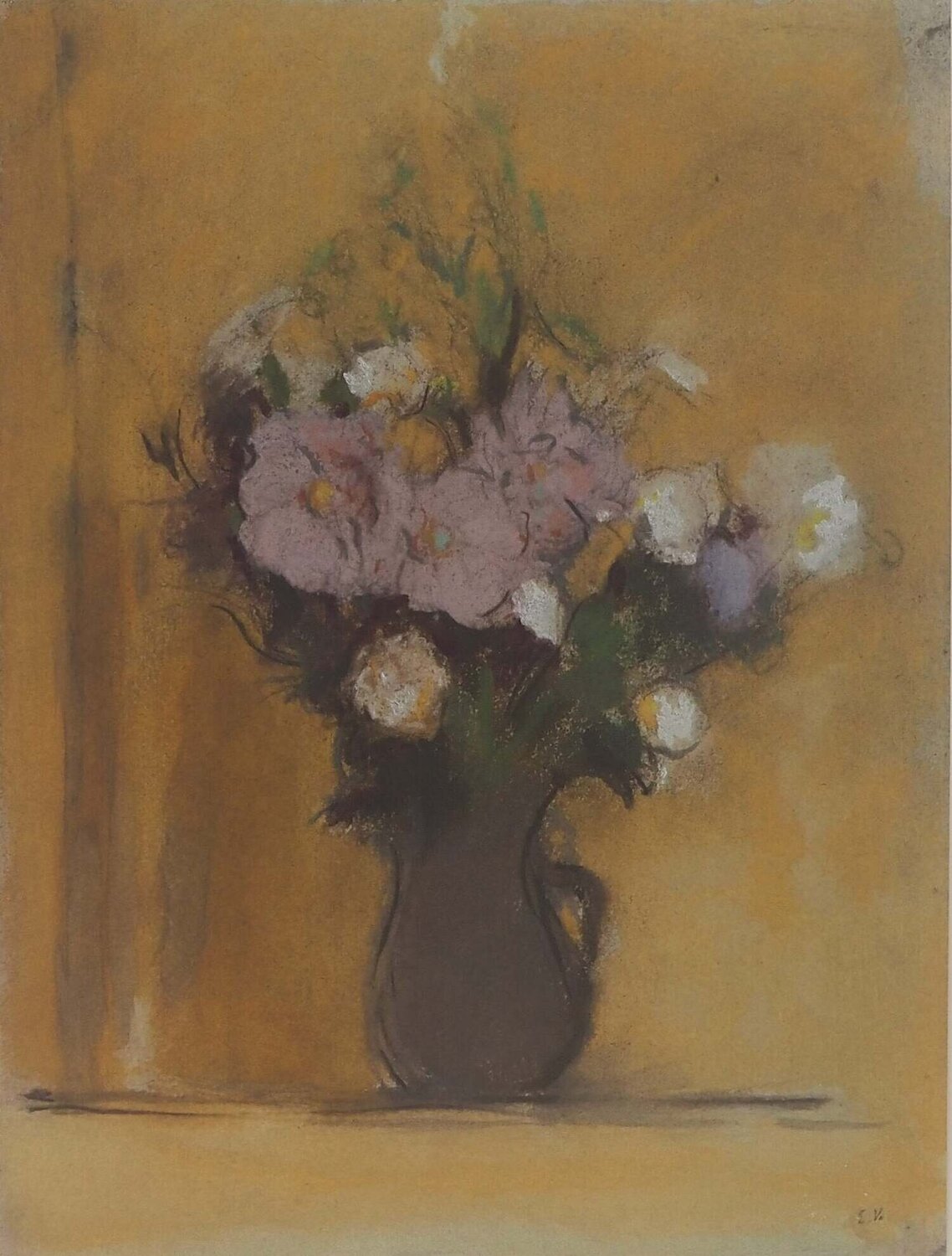 Bouquet de fleurs Édouard Vuillard Afdruk te koop