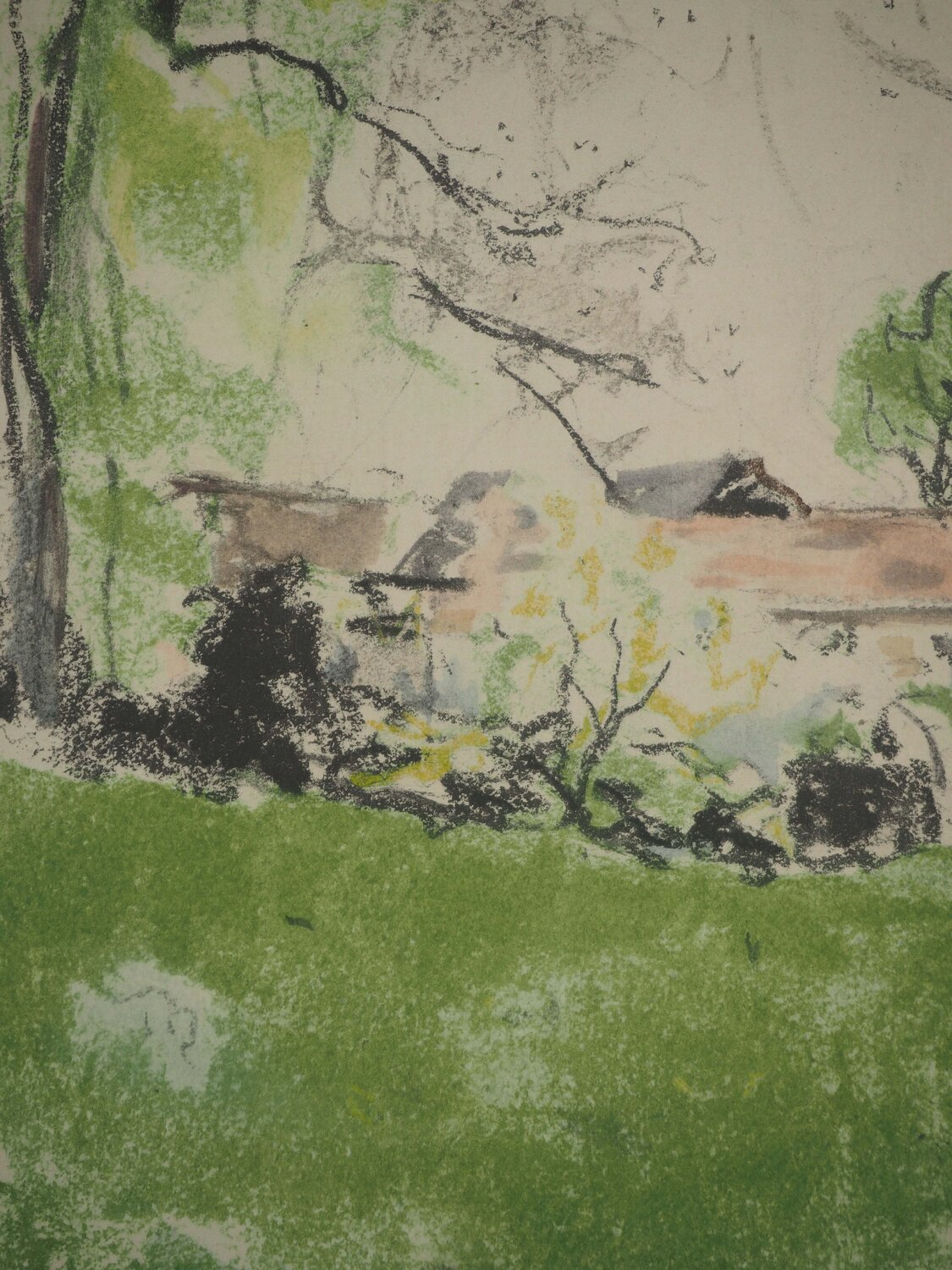 Les communs au château des Clayes Édouard Vuillard Druck zu verkaufen