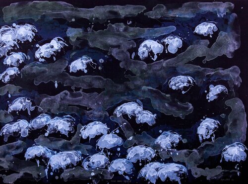 Osage Sheep State II by Theodore Waddell, Print for Sale on Singulart