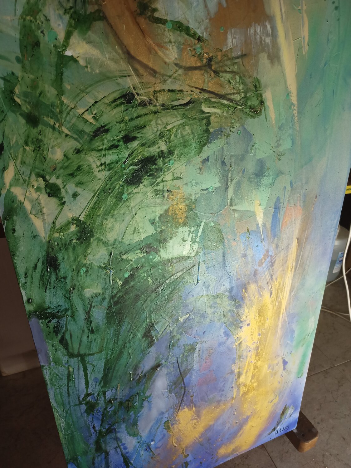 The ascension of a mermaid by Laura Tietjens (2022) Painting Acrylic