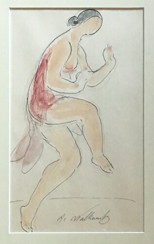 Isadora Duncan di Abraham Walkowitz, Opera su carta in vendita su Singulart