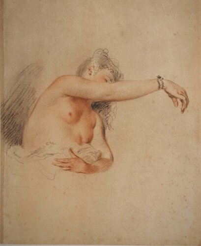 Femme au bras levé by Jean-Antoine Watteau, Print for Sale on Singulart