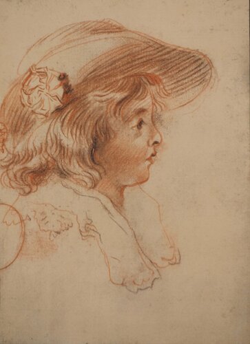 Profil du jeune garçon by Jean-Antoine Watteau, Print for Sale on Singulart